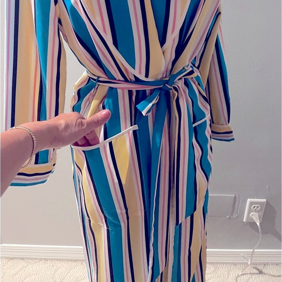 Natori II Intimates Striped Robe in size SP new - Picture 9 of 10